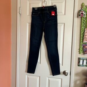 NWT Spanx brand ankle skinny jeans color midnight shade - size small petite